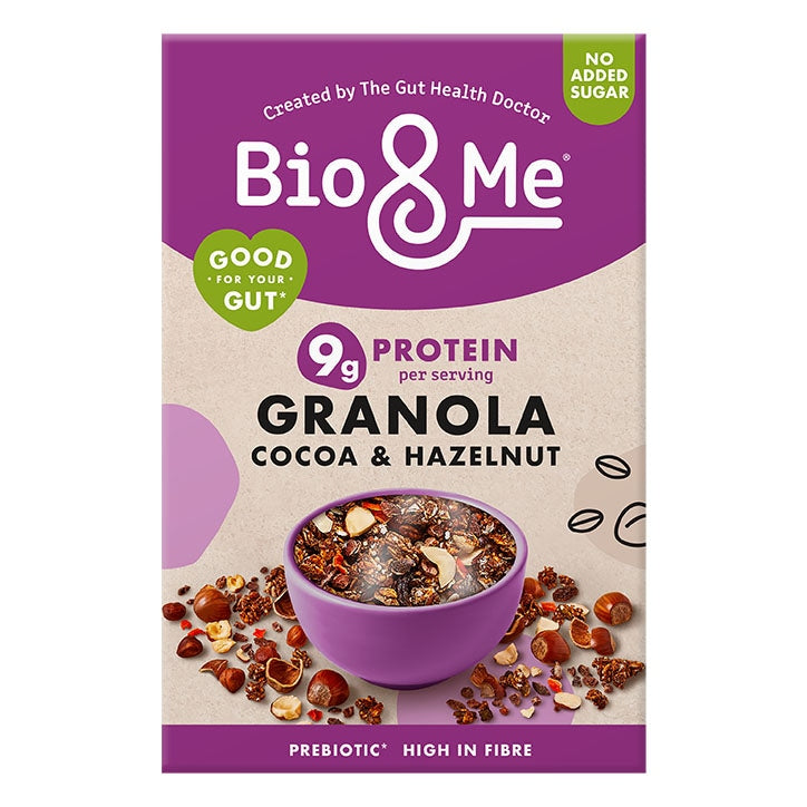 Bio & Me Cocoa & Hazelnut Protein Gut-Loving Granola 360g