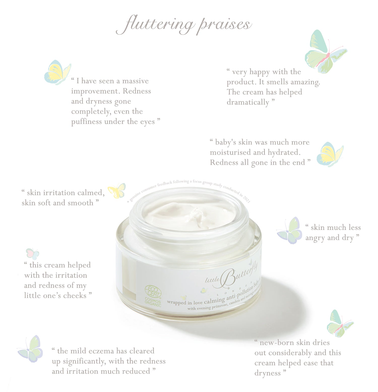 Wrapped in Love Baby Face Cream 50ml, imported from the UK