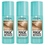 LOreal Magic Retouch Instant Root Concealer Spray 3 x 75ml in Dark Blonde