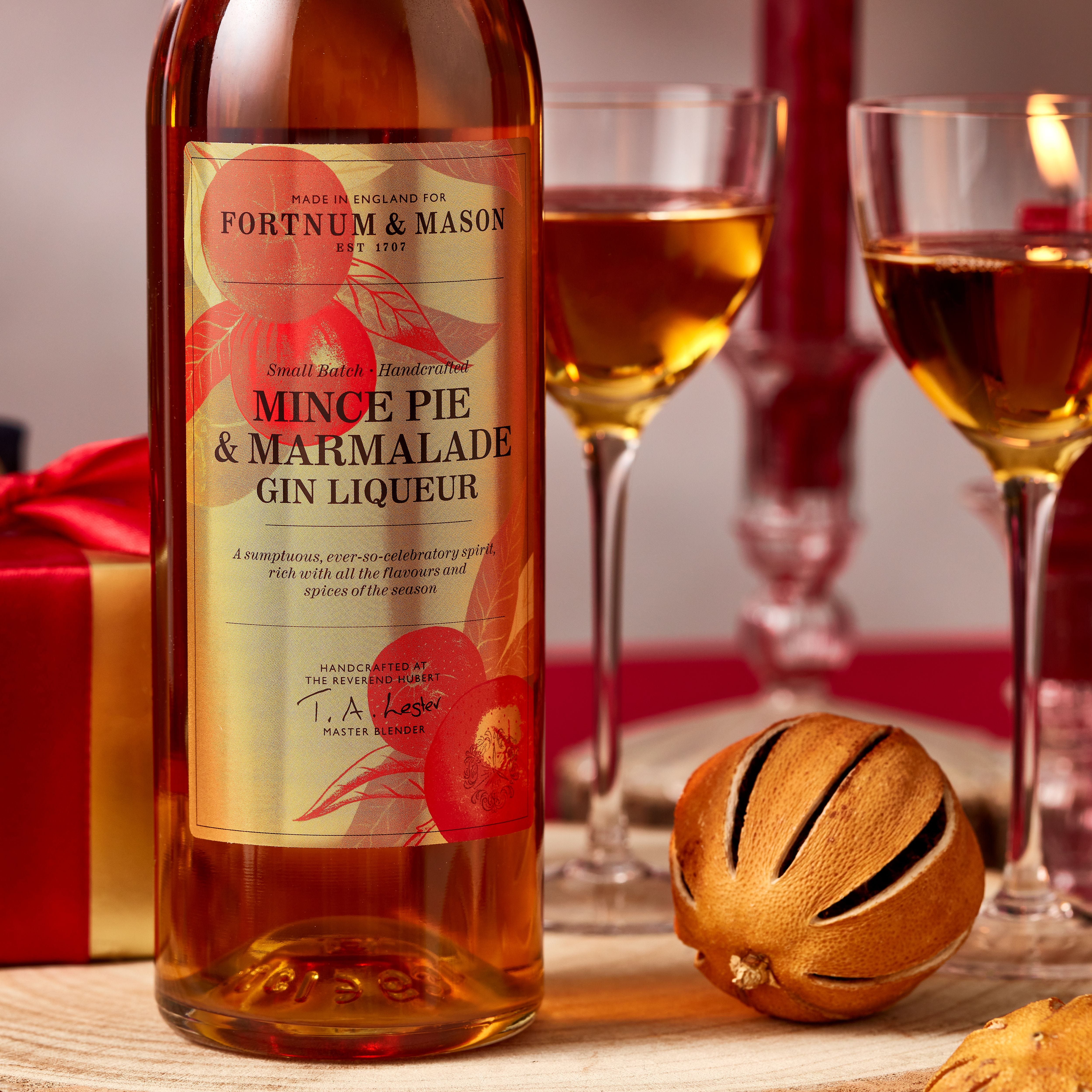 Fortnum's Mince Pie and Marmalade gin liqueur 50cl (British brand)