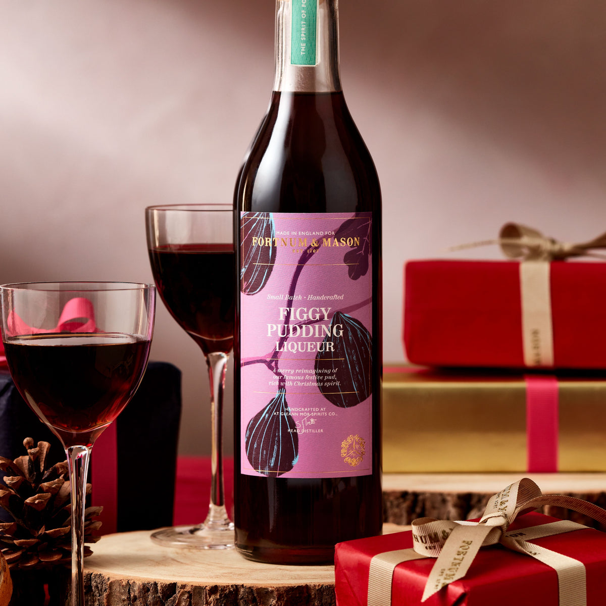 Fortnum's Figgy Pudding liqueur 50cl bottle, UK version