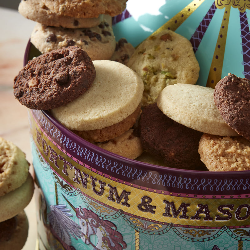 Merry Go Round musical biscuit tin 500g - British product