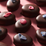 Fortnum's dark chocolate rose and violet creams 475g, UK version