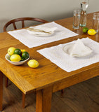 Dea Linen Embroidered Liri Napkin 45cm x 45cm - British product