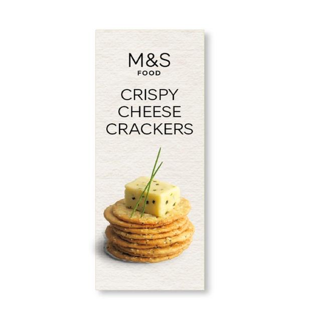 M&S Crispy Cheese Crackers   150g GOODS M&S   