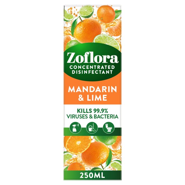 Zoflora Concentrated Disinfectant Mandarin & Lime   250ml