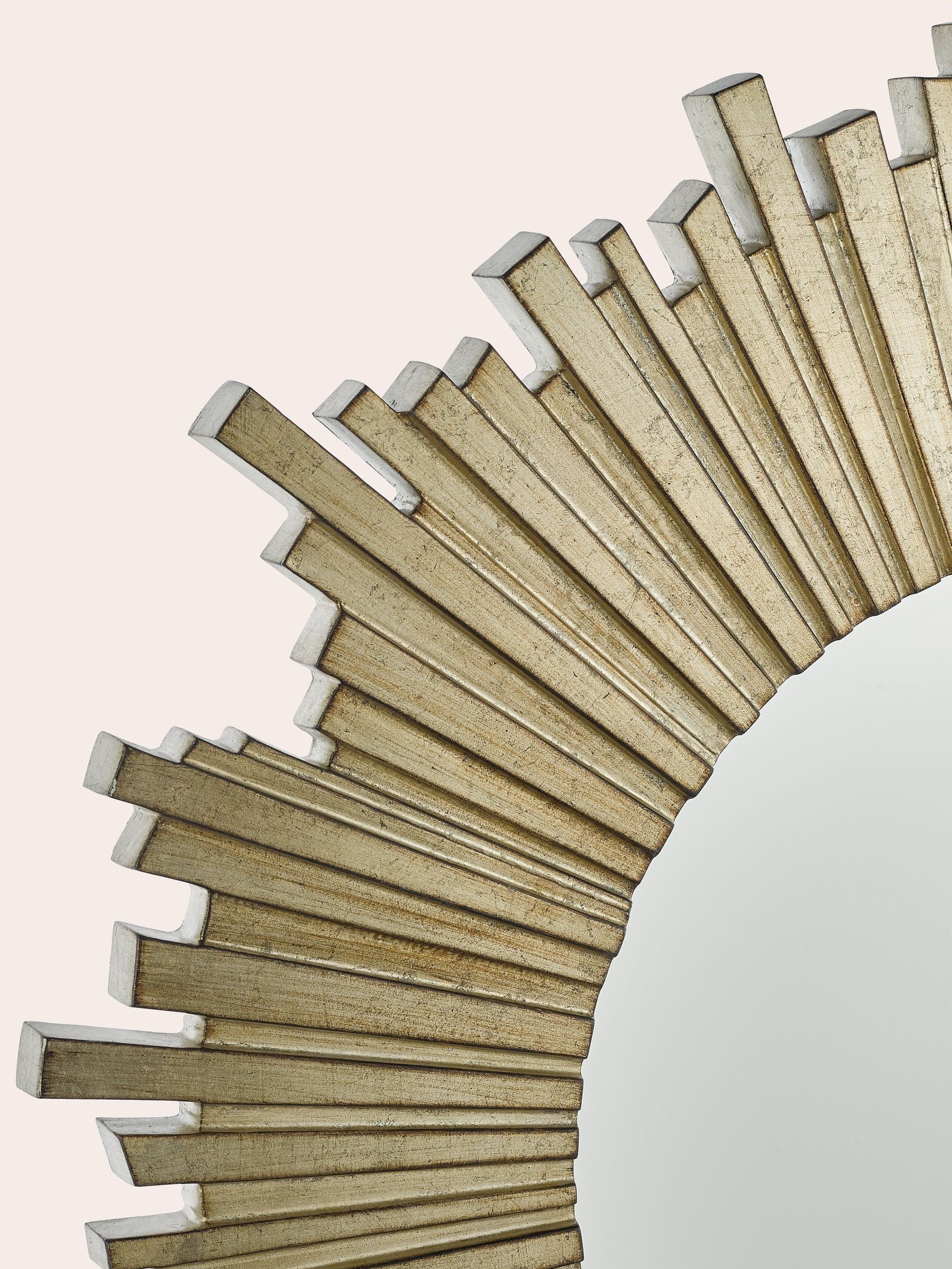 Laura Ashley Gold Lovell Round Sunburst Mirror, UK version