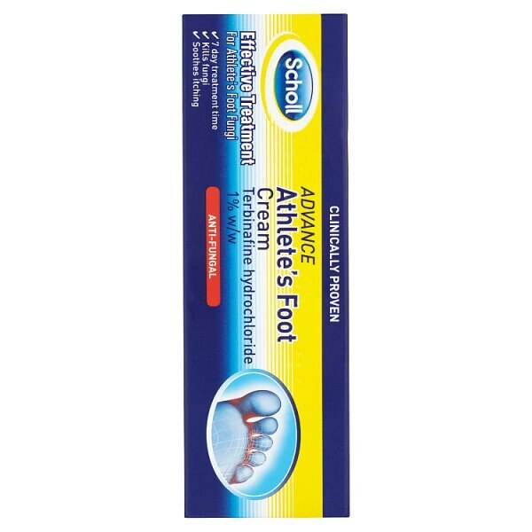 Scholl Athletes Foot Cream Advance Antifungal Treatment 15ml GOODS Superdrug   