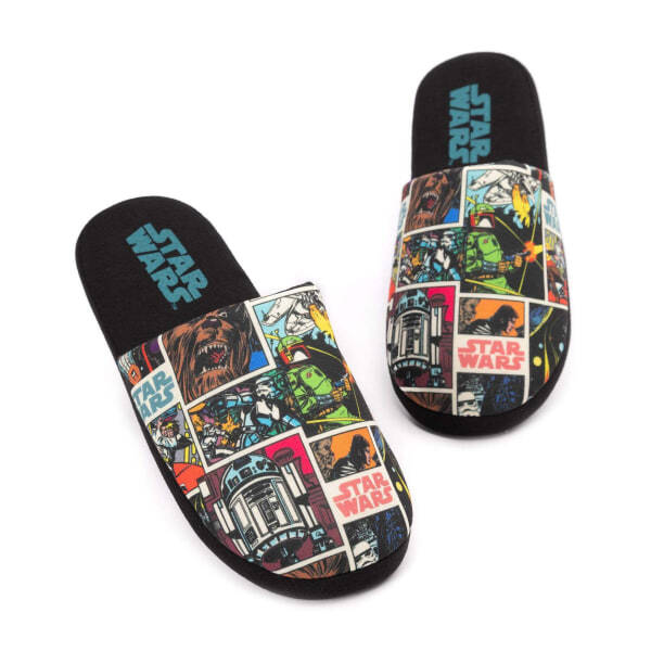 Star Wars Mens Comic Slippers (7-8) GOODS Superdrug   