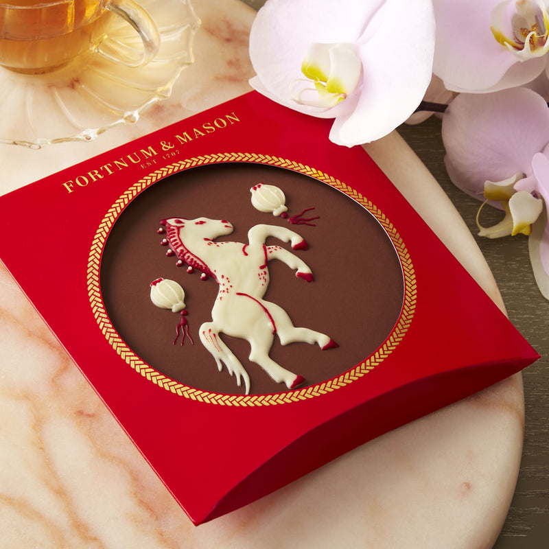 Fortnum's Lunar New Year hamper with biscuits tea and chocolates, UK version