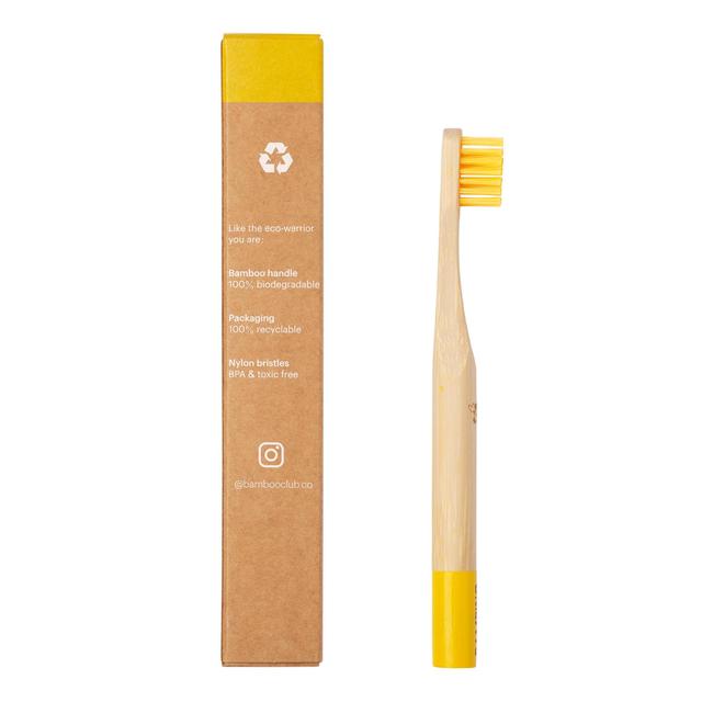 Bamboo Club Bambino Yellow Kids Toothbrush GOODS M&S   