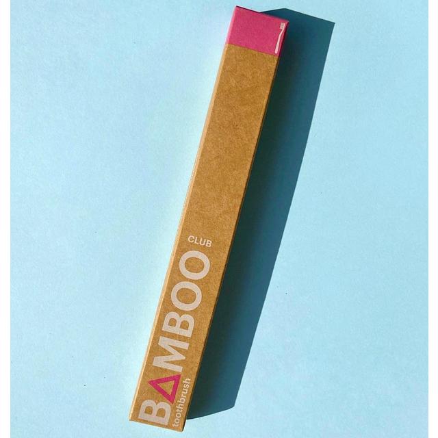 Bamboo Club Pink Adult Toothbrush GOODS M&S   