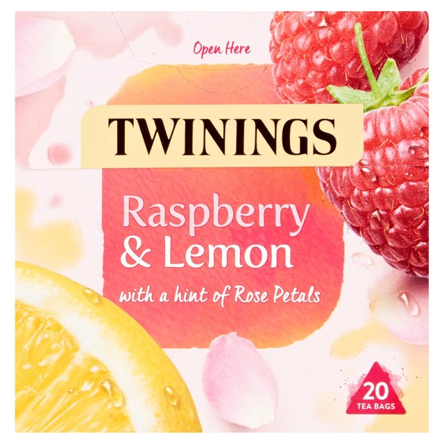 Twinings Raspberry & Lemon Fruit Tea   20 per pack GOODS M&S   