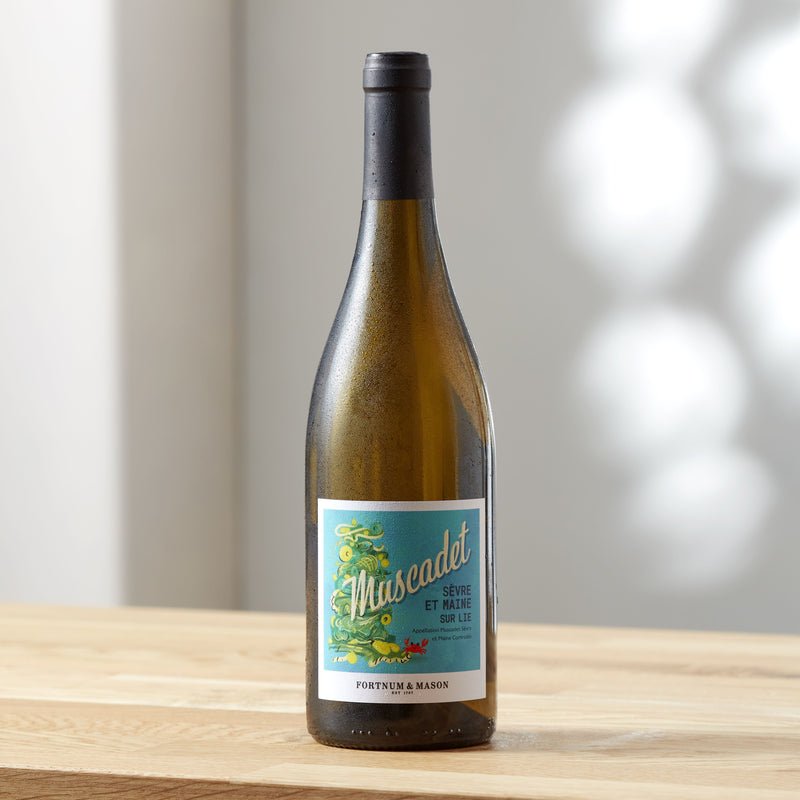 Fortnum's Muscadet Sur Lie white wine 75cl, imported from the UK