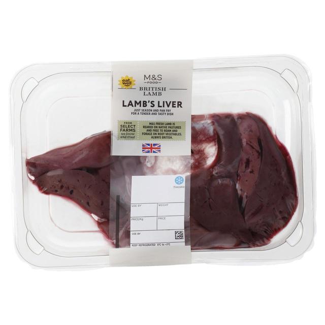 M&S Select Farms British Lamb's Liver   Typically: 250g GOODS M&S   