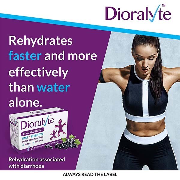 Dioralyte Blackcurrant Rehydration Sachets x20 GOODS Superdrug   