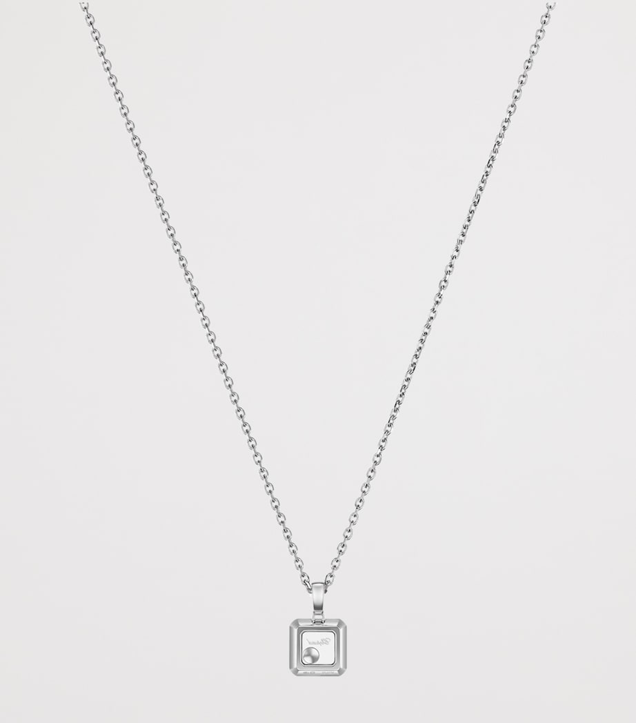 Chopard Happy Diamonds white gold pendant necklace (British brand)