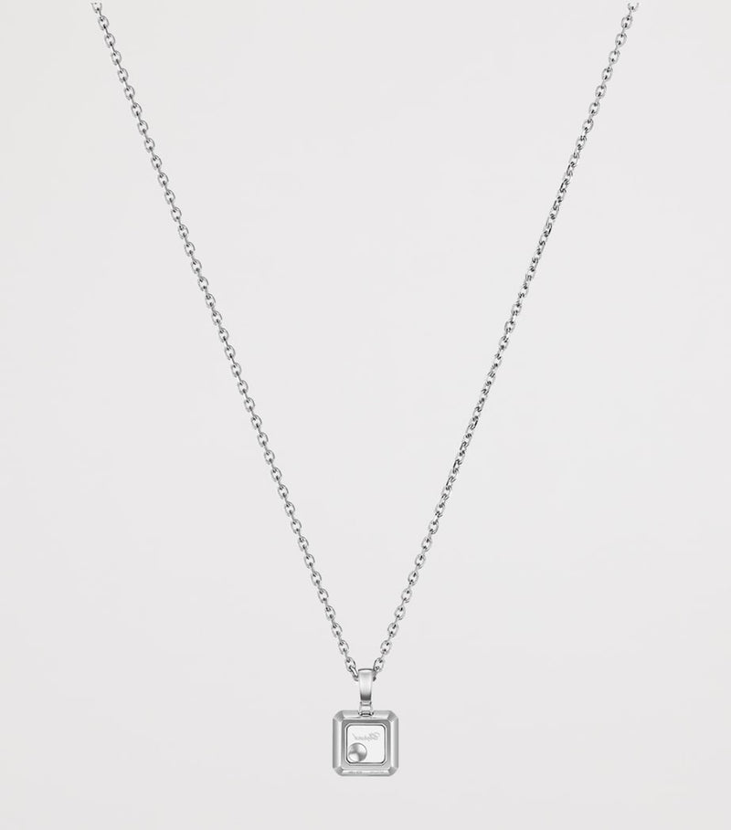 Chopard Happy Diamonds white gold pendant necklace (British brand)