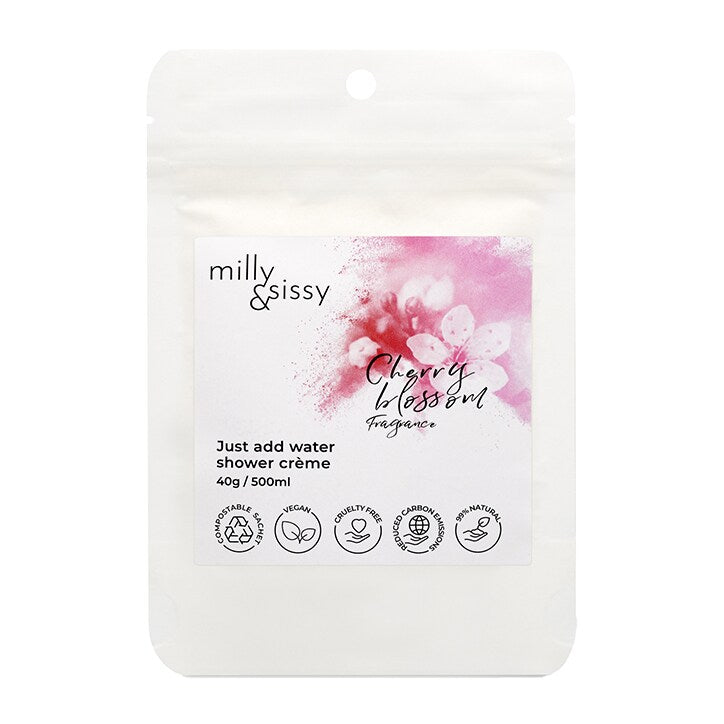 milly&sissy Zero Waste Cherry Blossom Shower Crème 500ml GOODS Holland&Barrett   