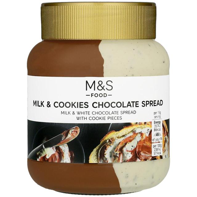 M&S Milk & Cookies Chocolate Spread   400g