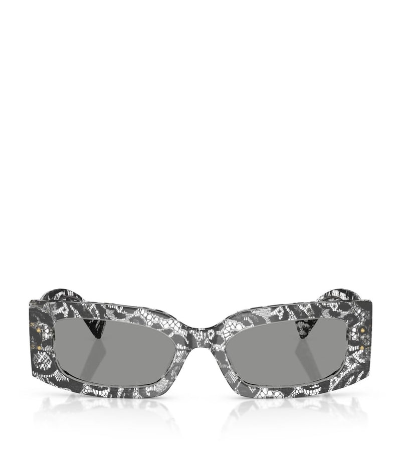 Dolce&Gabbana acetate rectangular sunglasses, UK version
