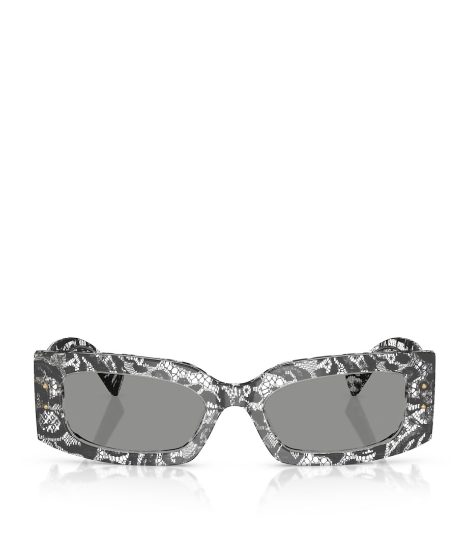 Dolce&Gabbana acetate rectangular sunglasses, UK version