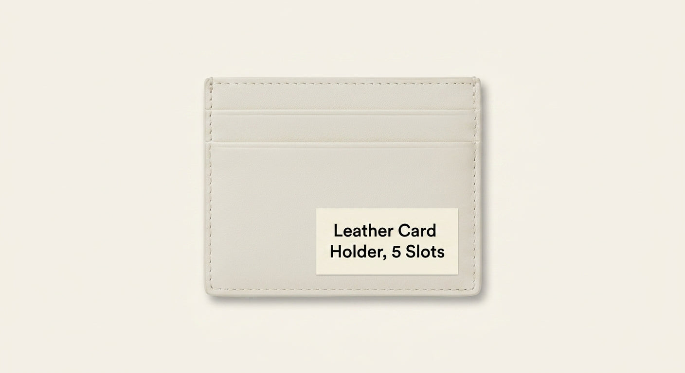 Vivienne Westwood leather embellished Orb card holder, imported from the UK