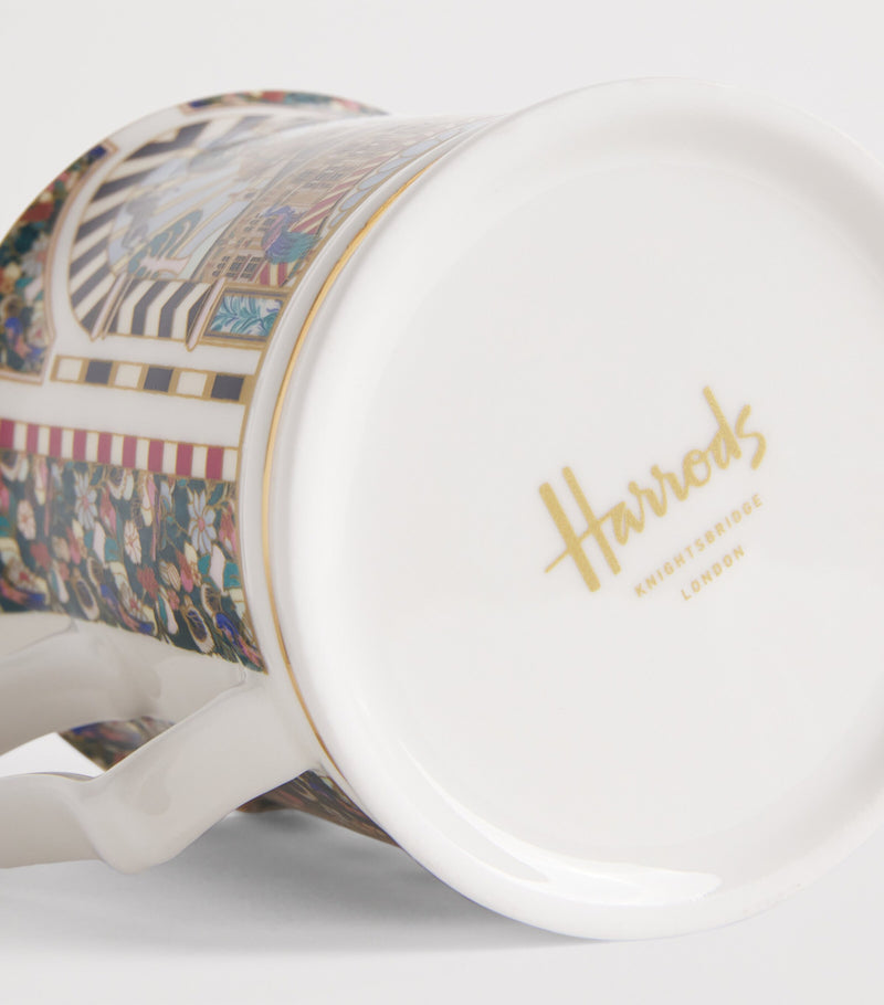 Harrods bone china Enchanted Emporium building mug, UK version