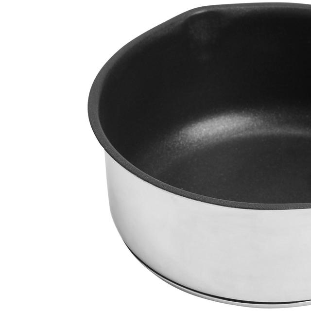 M&S Stainless Steel Non-Stick Milk Pan 14cm GOODS M&S   