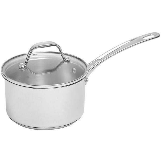 M&S Stainless Steel Saucepan 16cm GOODS M&S   