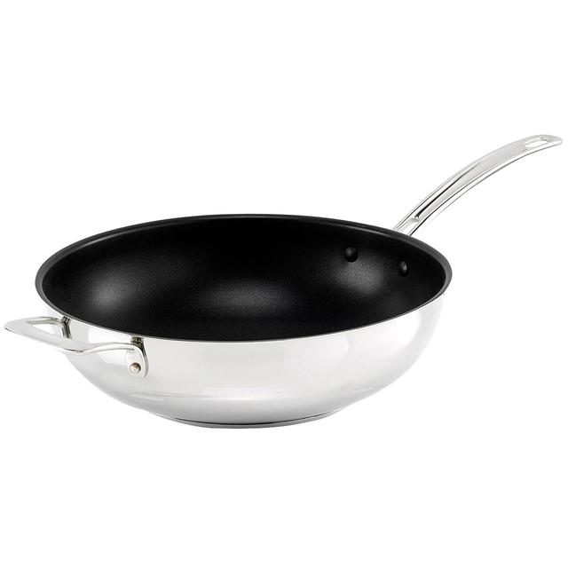 M&S Stainless Steel Wok 30cm