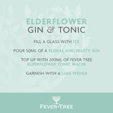 Fever-Tree Light Elderflower Tonic Water   24 x 200ml GOODS M&S   