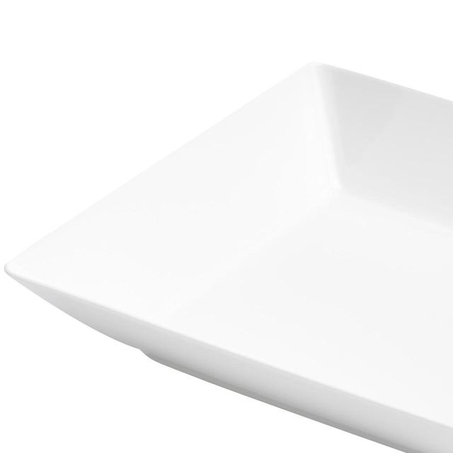 M&S Maxim Porcelain Square White Pasta Bowl GOODS M&S   