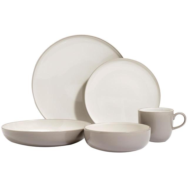 M&S Tribeca Grey Stoneware Pasta Bowl GOODS M&S   