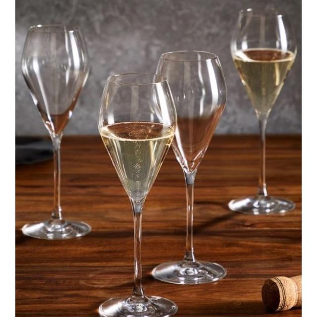 M&S Maxim Crystal Prosecco Glasses Set   4 per pack