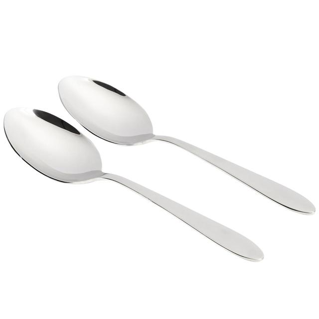 M&S Maxim Stainless Steel Serving Spoon Set   2 per pack GOODS M&S   