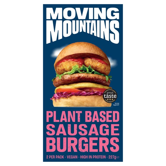 Moving Mountains Plant-Based Sausage Burger    2 x 113g GOODS M&S   