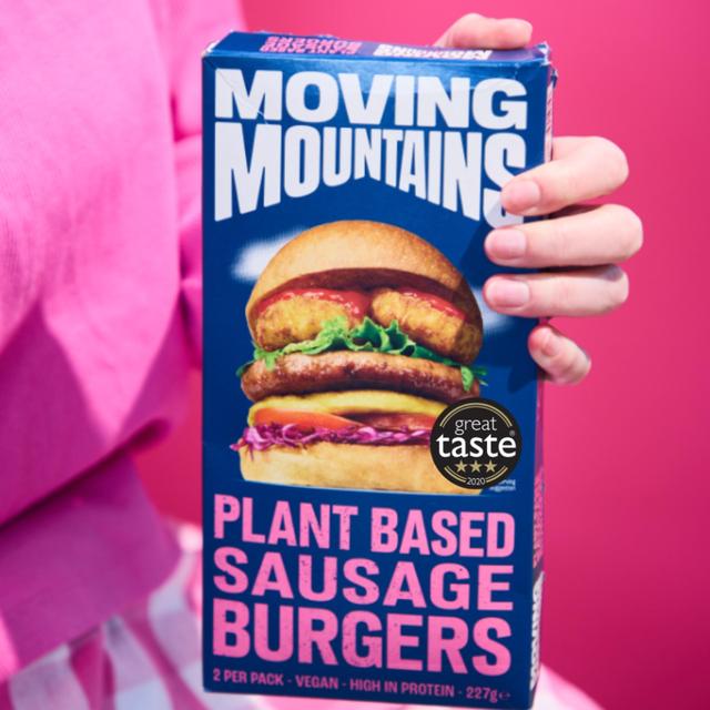 Moving Mountains Plant-Based Sausage Burger    2 x 113g GOODS M&S   