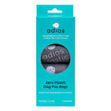 Adios Compostable & Biodegradable Dog Poo Bags - Grey    60 per pack GOODS M&S   