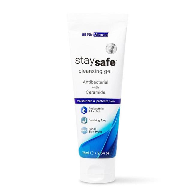 BioMiracle Stay Safe Hand Cleansing Gel   75ml GOODS M&S   