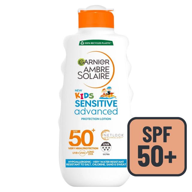 Garnier Ambre Solaire Kids Sensitive Sun Protection Cream SPF 50   200ml GOODS M&S   