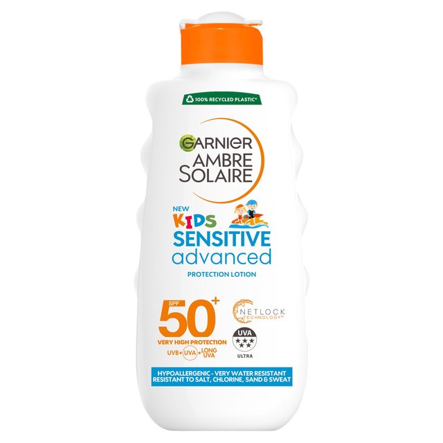 Garnier Ambre Solaire Kids Sensitive Sun Protection Cream SPF 50   200ml GOODS M&S   