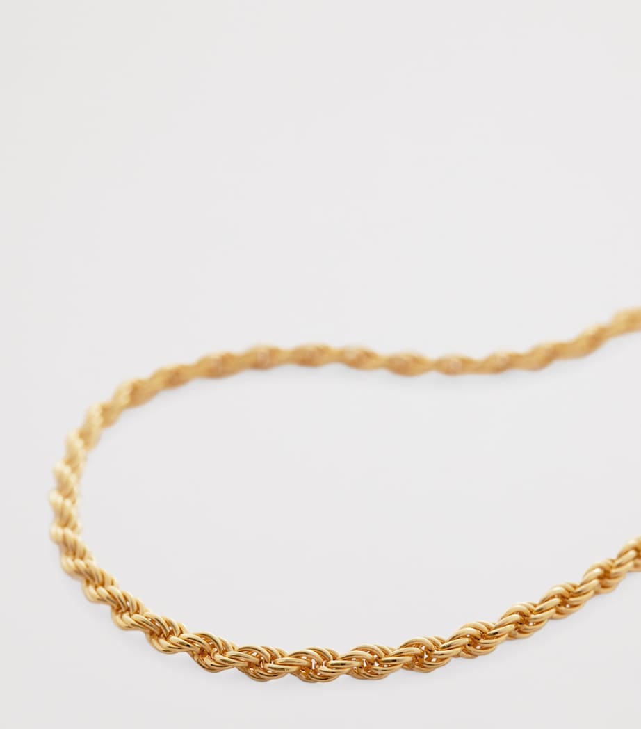 Monica Vinader gold vermeil friendship bracelet 11cm, imported from the UK