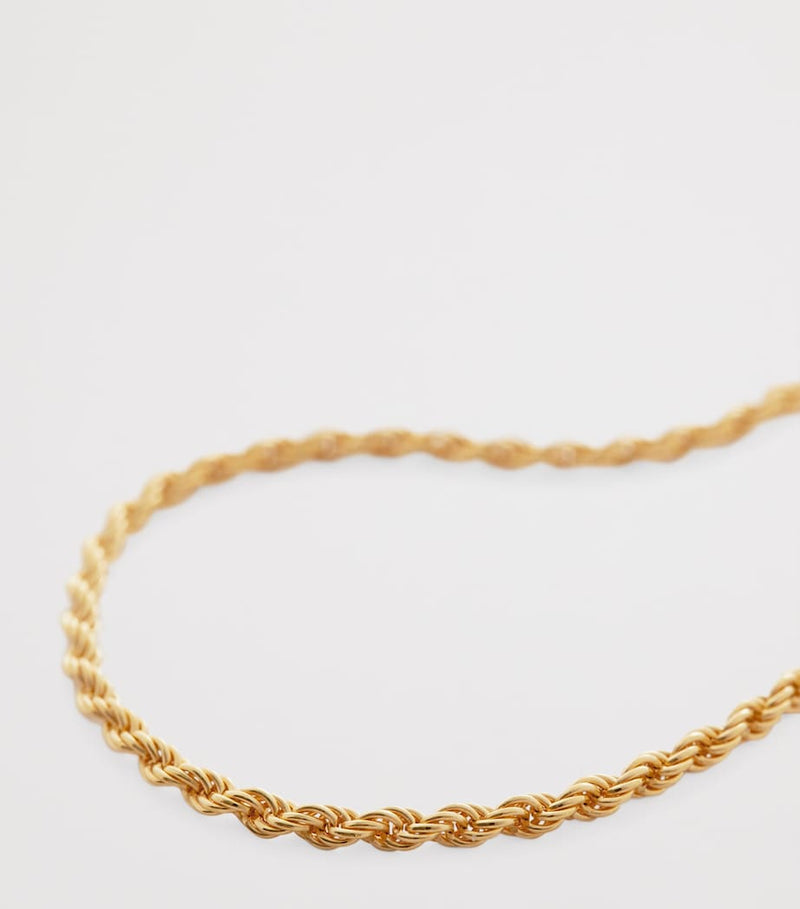 Monica Vinader gold vermeil friendship bracelet 11cm, imported from the UK