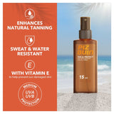 Piz Buin Tan & Protect SPF 15 Sunscreen Spray Tan Accelerating Oil   150ml GOODS M&S   