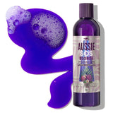 Aussie Blonde Hydration Purple Shampoo with Hemp for Blonde and Silver Hair   290ml GOODS M&S   