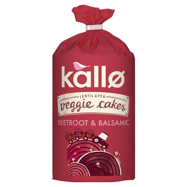 Kallo Beetroot & Balsamic Veggie Cakes   122g GOODS M&S   