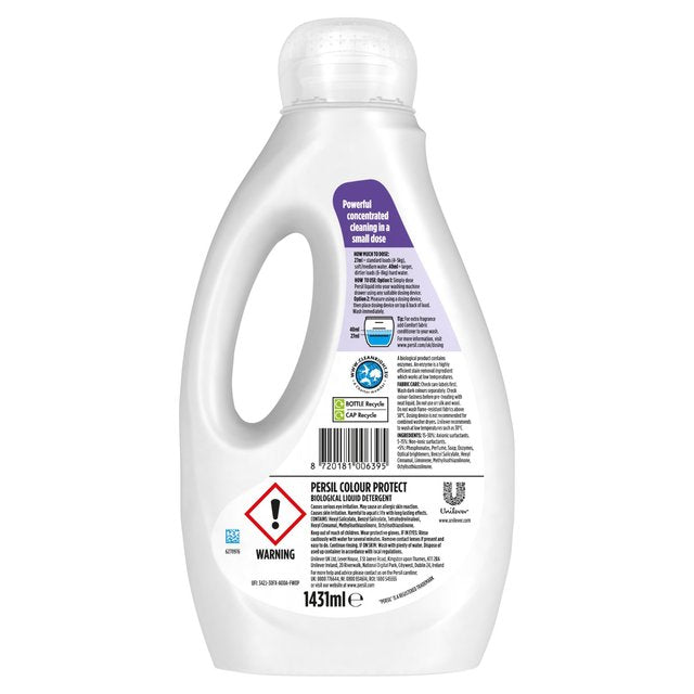 Persil Laundry Washing Liquid Detergent Colour 53 Washes   1.431L GOODS M&S   