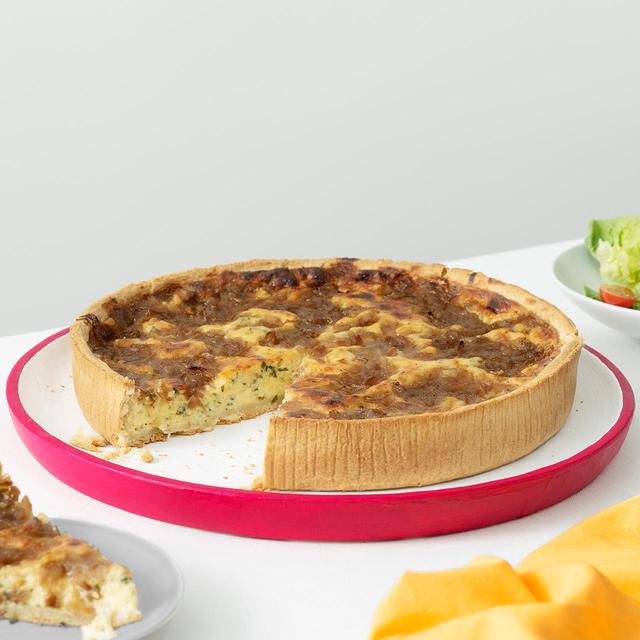 M&S Quiche with Caramelised Onion Cheddar & Emmental Cheese   1.5kg