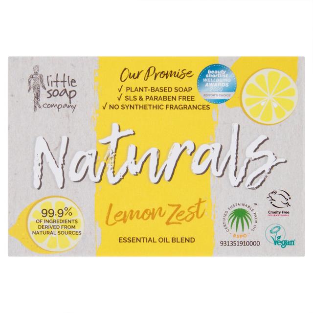 Little Soap Company Naturals Bar Soap Lemon Zest    100g GOODS M&S   